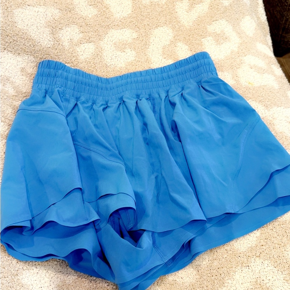 Lululemon Athletica Vibrant Blue Athletic Shorts